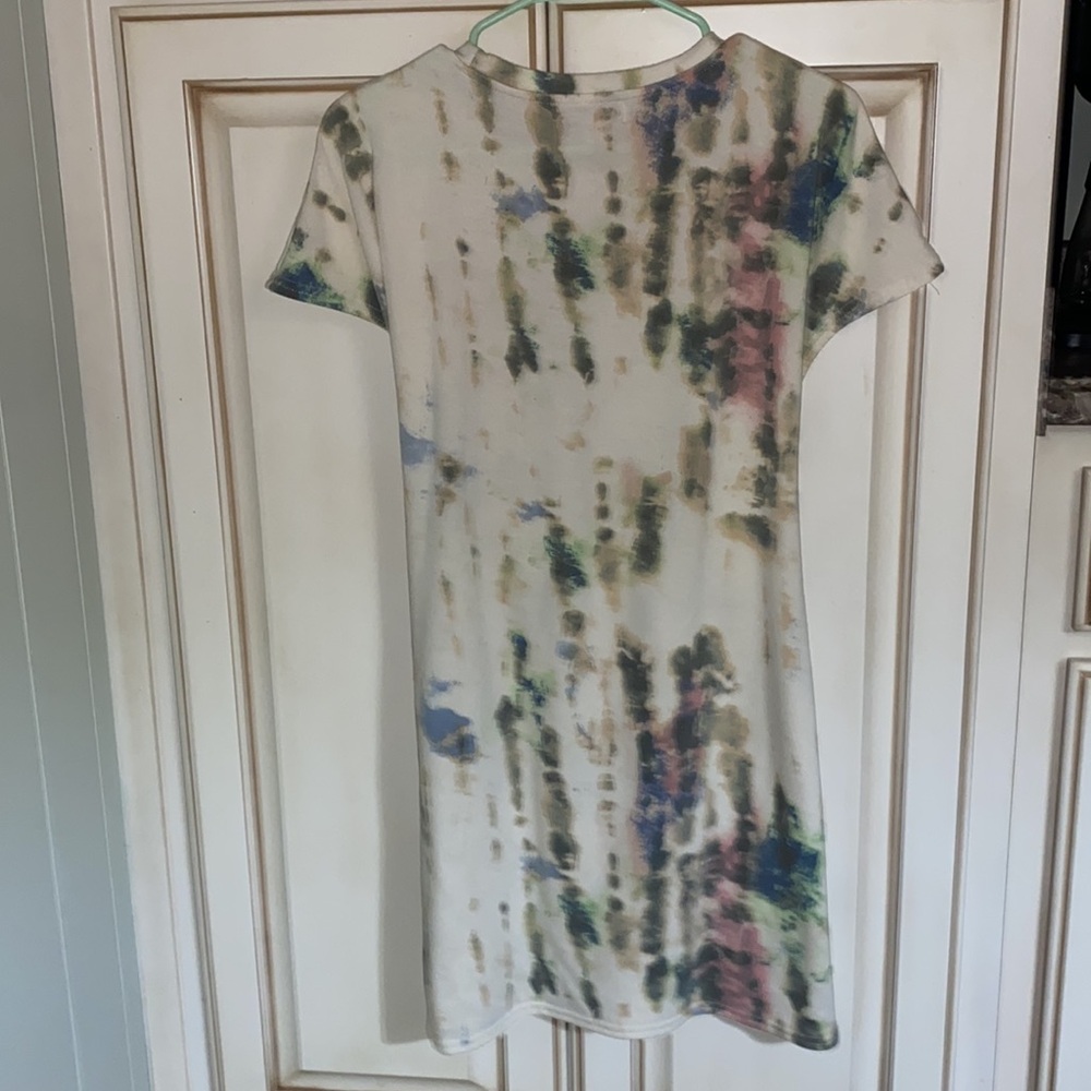 New Directions Tie Dye Boho Dress - Picture 6 of 7